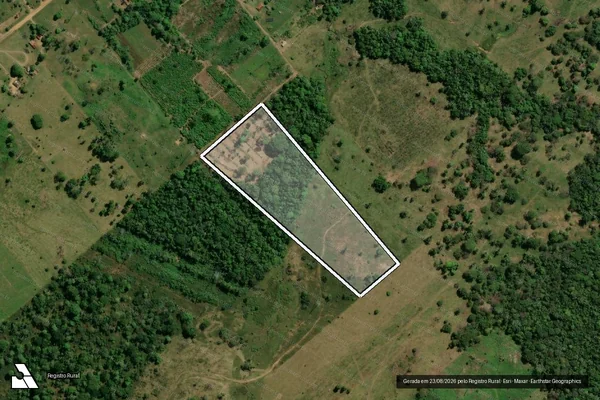 Imagem de satélite de Lote 20 da Gleba 14 - PIC Ouro Preto - Parte B em Ouro Preto do Oeste - RO