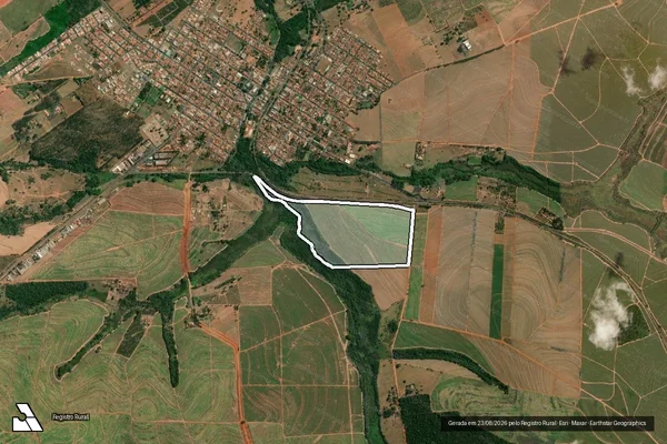Imagem de satélite de FAZENDA DUAS BARRAS em Pindorama - SP