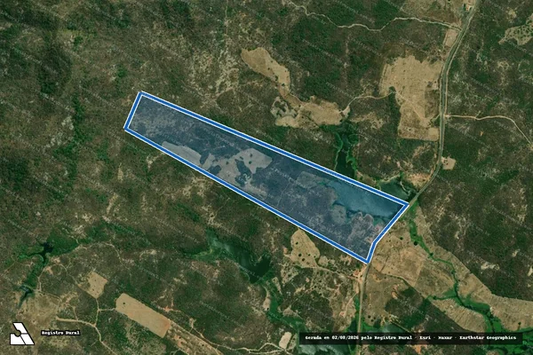 Imagem de satélite de SÍTIO VARZINHA ? LOTE 0056 - Parte 1 em Ereré - CE