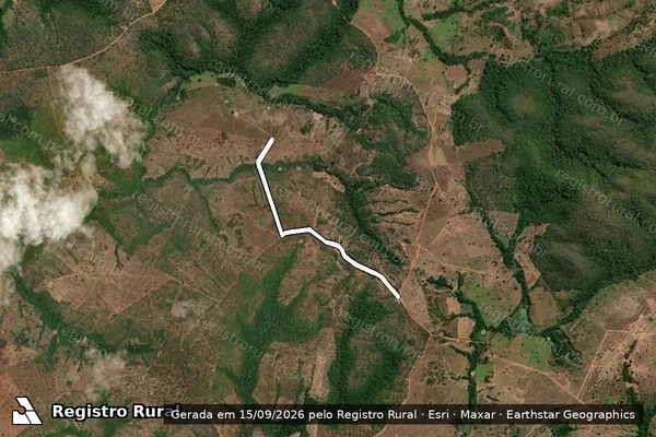 Imagem de satélite de Projeto de Assentamento Fernando Silva - Estrada Vicinal