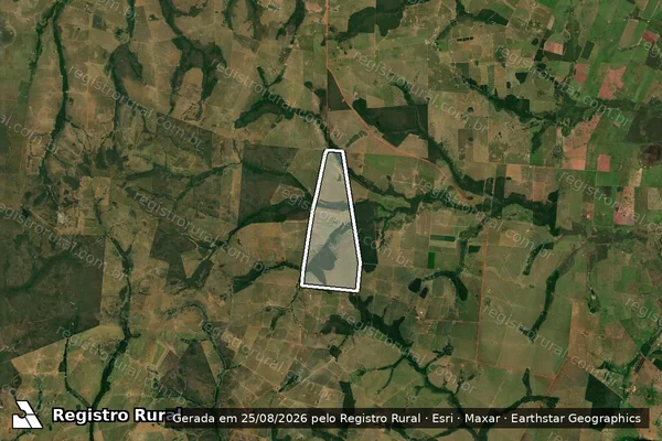 Imagem de satélite de Fazenda São Geraldo - Parte 2 em Cáceres - MT