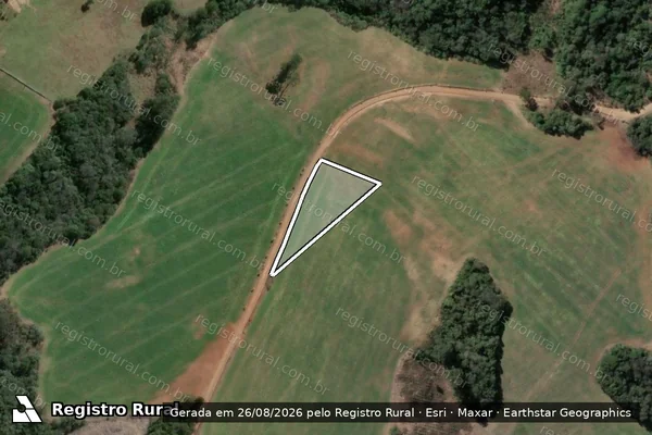 Imagem de satélite de BILLY - GLEBA B em Imbaú - PR