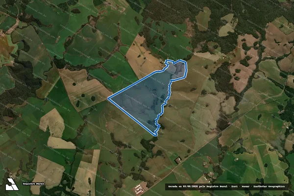 Imagem de satélite de Fazenda Esperança - Parte 5 em Abelardo Luz - SC