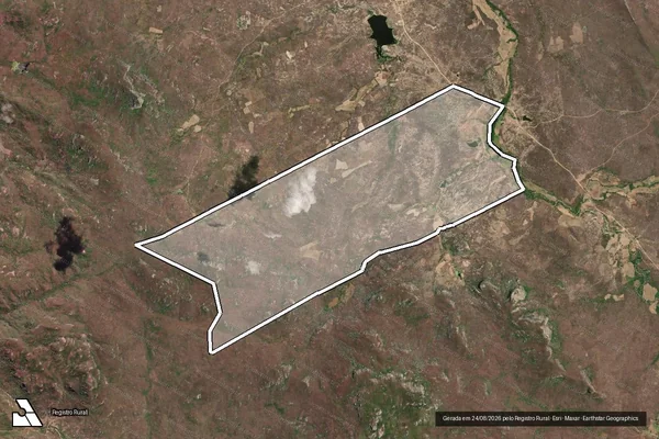Imagem de satélite de FAZENDA SAPUCAIBA I - Parcela 1 em Santa Quitéria - CE