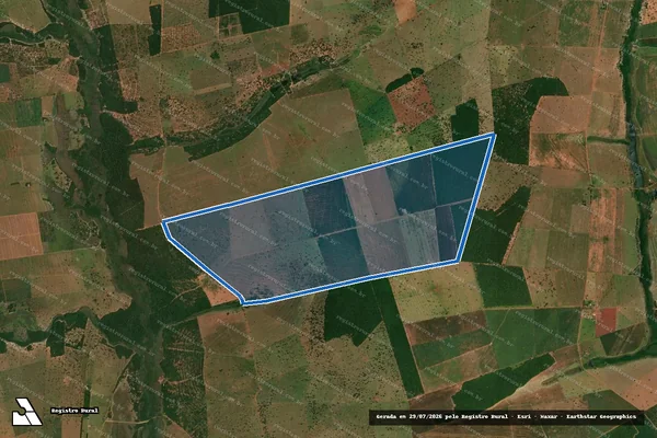 Imagem de satélite de FAZENDA ROUXINOL em Batayporã - MS
