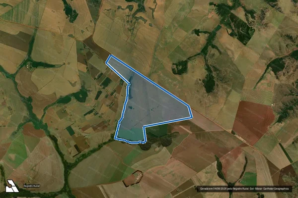 Imagem de satélite de Fazenda Cachoeirinha - PARTE 1 em Ponta Porã - MS