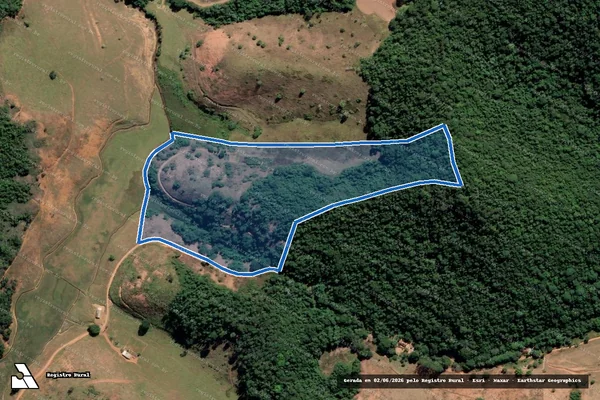 Imagem de satélite de SÃO MATHIAS - Parcela 1 em Guarani - MG