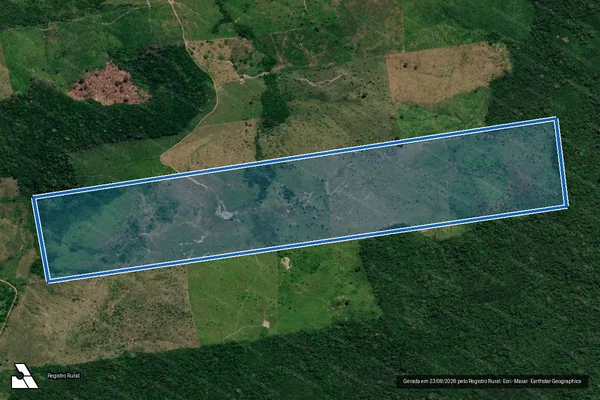 Imagem de satélite de FAZENDA OURO VERDE – GLEBA CUPARI / Parte 1