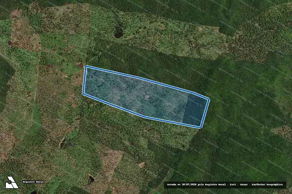 Imagem de satélite de FAZENDA CALABAR III - Parcela 1 em Peritoró - MA