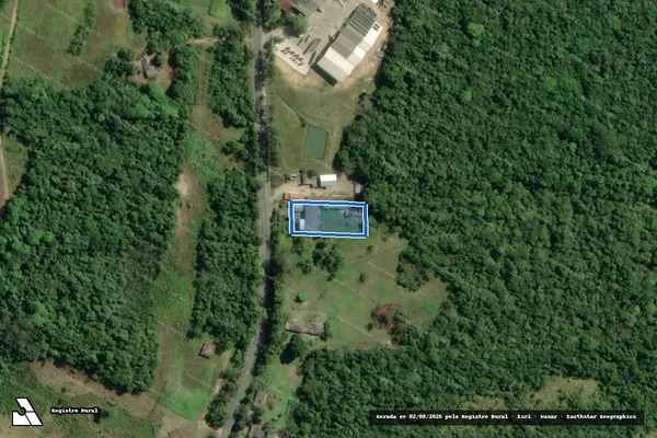 Imagem de satélite de Sítio Chaparral / Lote 14 da Linha Senador Dantas - GLEBA B em Pariquera-Açu - SP