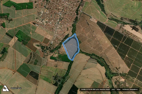 Imagem de satélite de FAZENDA SANTA EDWIRGES DO CAPINZAL - FAZENDA SANTA EDWIRGES DO CAPINZAL em Tabapuã - SP