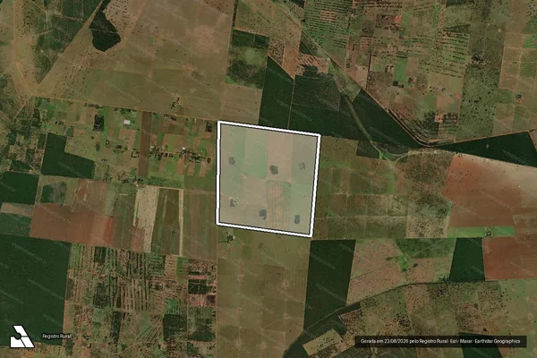Imagem de satélite de LOTE 105-A -  PARTE DA FAZENDA VARZEA ALEGRE - Parte 1 em Terenos - MS