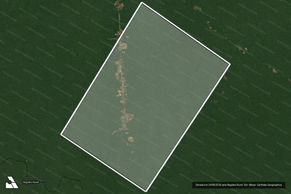 Imagem de satélite de LOTE 166 - LOTE 166 em Presidente Figueiredo - AM