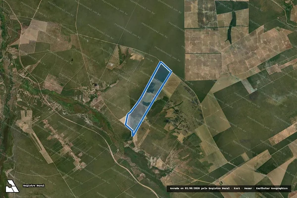 Imagem de satélite de Fazenda Cacheado / Parte 1 em São Desidério - BA