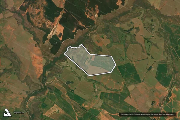 Imagem de satélite de Fazenda Santa Fé - Gleba 01 em Maçambará - RS