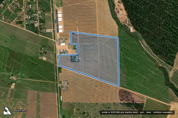 Imagem de satélite de LOTE 01/A/REMANESCENTE - LOTE 01/A REMANESCENTE em Ariquemes - RO