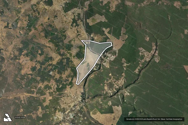 Imagem de satélite de FAZENDA CAPÃO DA ONÇA - FAZENDA CAPÃO DA ONÇA em Iraquara - BA