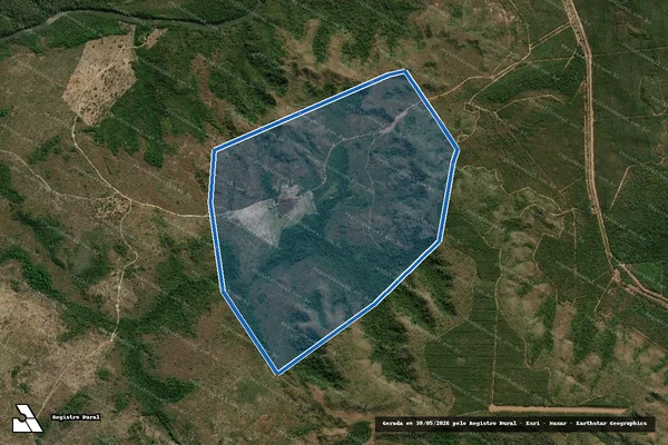 Imagem de satélite de Fazenda Bananeira - Parte 1 em Goiatins - TO
