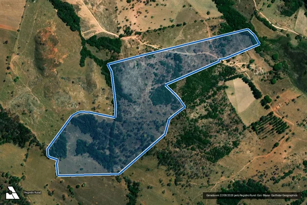Imagem de satélite de Fazenda Pouso Alegre - Gleba 02 em Formiga - MG