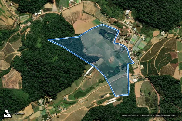 Imagem de satélite de SITIO EGGERT - Parcela 1 em Santa Maria de Jetibá - ES