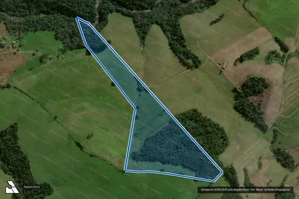 Imagem de satélite de Imóvel Vanderlei Liberalesso - Parcela 1 em Pinhal Grande - RS