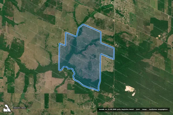 Imagem de satélite de FAZENDA ITAUNA - Parte 1 em Aurora do Pará - PA