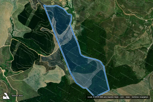 Imagem de satélite de FAZENDA SÃO LUIZ - SÃO LUIZ em Messias - AL