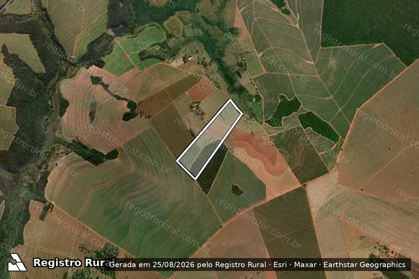Imagem de satélite de Sítio Boa Esperança - Parte 1 em Echaporã - SP