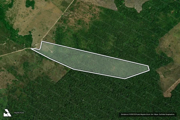 Imagem de satélite de PA Salvador Allende Piratininga-Lote 54 - Parte 1 em Baião - PA