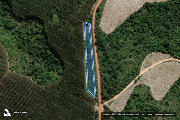 Imagem de satélite de FAZENDA MIRANTE - Gleba 02 em Belmonte - BA