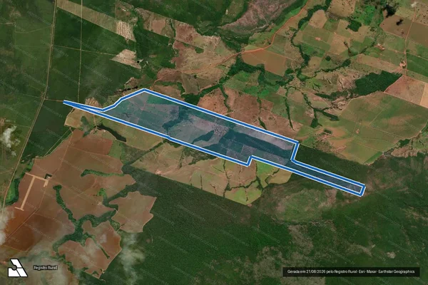 Imagem de satélite de Fazenda Bezerra