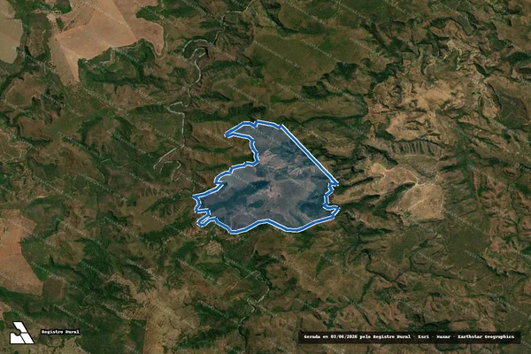 Imagem de satélite de Fazenda Morro do Camelo ? Área A - Parte 1 em Guiratinga - MT