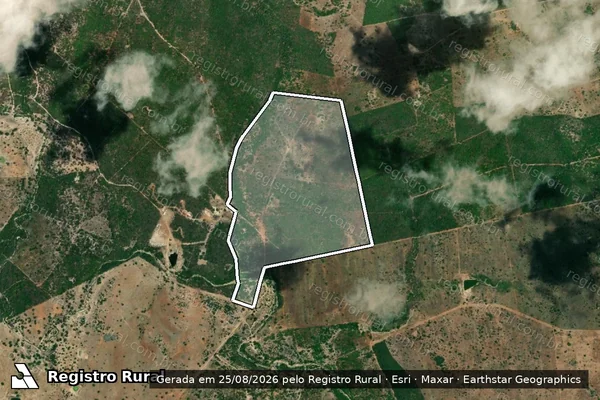 Imagem de satélite de FAZENDA SERROTE - Parte 1 em Queimadas - BA