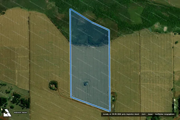 Imagem de satélite de Projeto de Assentamento Santa Catarina - LOTE 06 em Aral Moreira - MS