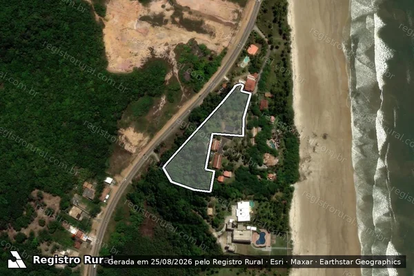 Imagem de satélite de SÍTIO BELA VISTA - PARCELA01 em Ilhéus - BA