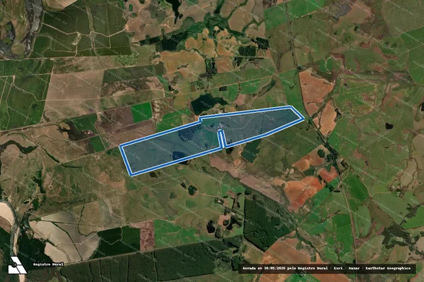 Imagem de satélite de FAZENDA SÃO JOSÉ - Gleba 01 em Cacequi - RS