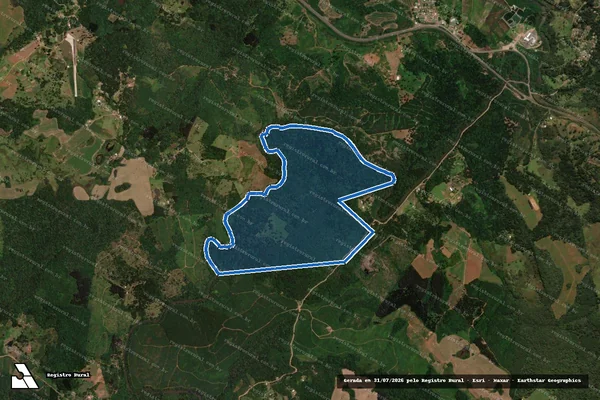 Imagem de satélite de FAZENDA RIO DAS PEDRAS - Única em Guarapuava - PR