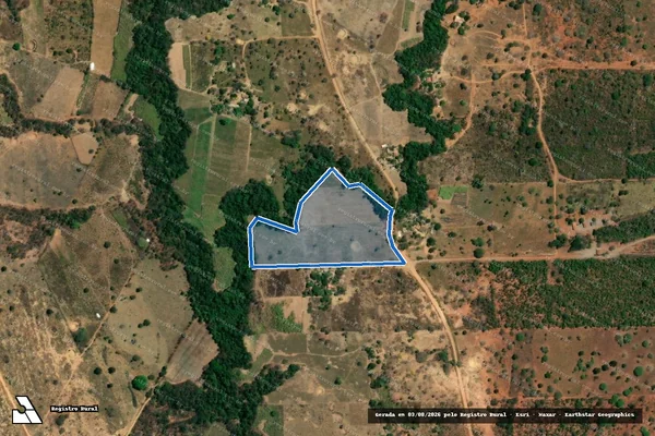 Imagem de satélite de LOTE 83 DO PA CHICO MENDES - Parte 3 em Arinos - MG