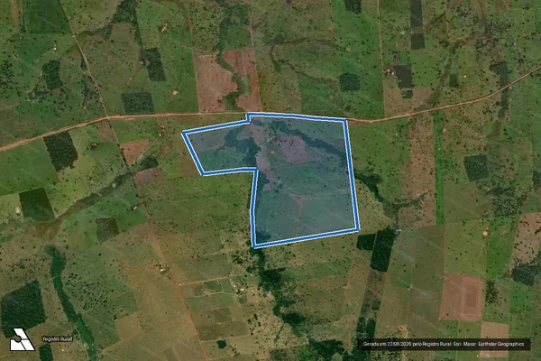 Imagem de satélite de ESTÂNCIA SANTA BÁRBARA - Parte 2 em Vale de São Domingos - MT
