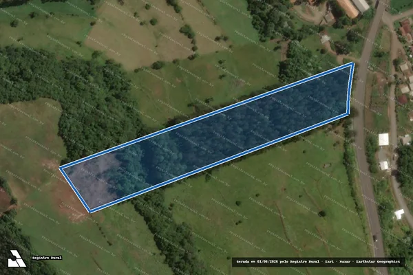 Imagem de satélite de LINHA RESIDÊNCIA - Parte 1 em Capinzal - SC