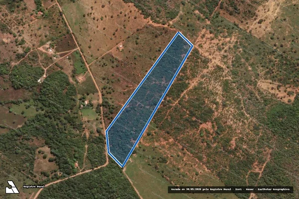 Imagem de satélite de LOTE - 17 GLEBA B - P.A. GRANDE BORÁ - LOTE - 13A - P.A. GRANDE BORÁ em Arinos - MG
