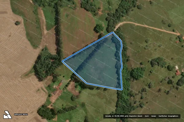 Imagem de satélite de FAZENDA SANTO ANTÔNIO - Parte 1 em Capetinga - MG