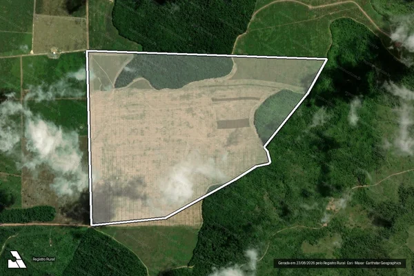 Imagem de satélite de Fazenda Vale do Uraim - 05 em Paragominas - PA