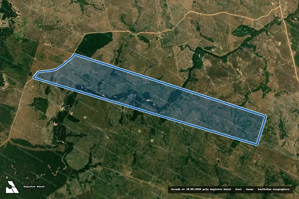 Imagem de satélite de FAZENDA VITÓRIA - Parte 2 em Bannach - PA