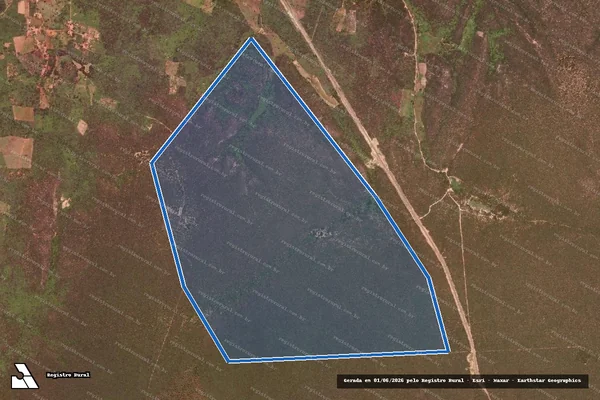 Imagem de satélite de FAZENDA BOA VISTA - Parte 1 em Caracol - PI
