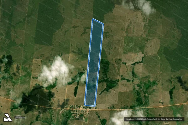 Imagem de satélite de FAZENDA SANTA MARIA  - Parte 1 em São Félix do Xingu - PA