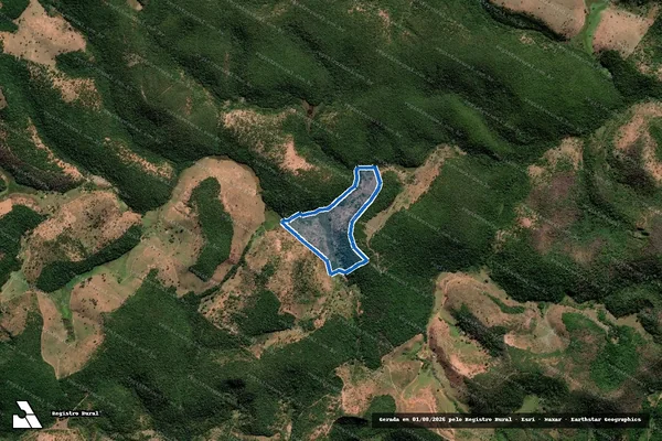 Imagem de satélite de Sítio Córrego Raso - Parte 1 em Itambacuri - MG