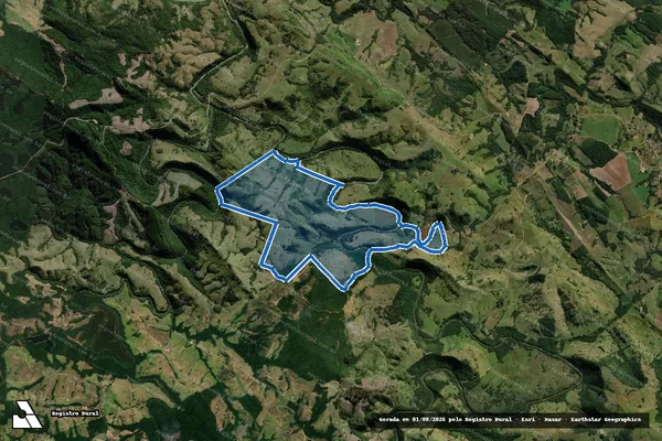 Imagem de satélite de Fazenda São José - ÁREA A em Reserva - PR