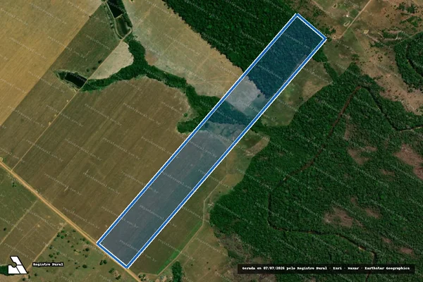 Imagem de satélite de Lote 32 da Gleba 54 - Str. Urupá do PF Jaru Ouro Preto - Lote 32 da Gleba 54 - Str. Urupá do PF Jaru Ouro Preto em Mirante da Serra - RO
