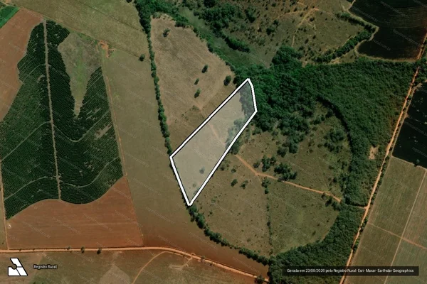 Imagem de satélite de FAZENDA FIGUEIRAS - GLEBA 2 em Cristais - MG